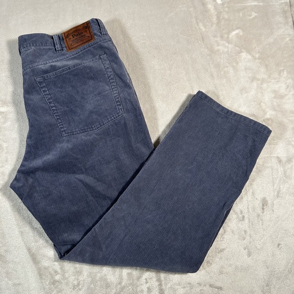 Polo Ralph Lauren Other - VTG 90s Polo Ralph Lauren Pants Mens 38x30 Blue Corduroy Classic Chino 5-Pocket